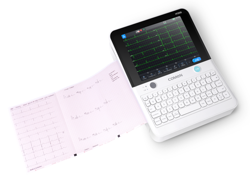 Imagen de portada del electrocardiógrafo COMEN H1200