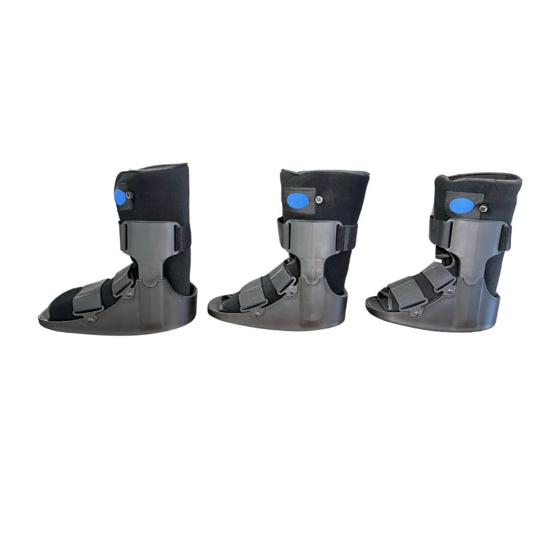 Bota Walker neumática, corta o larga para recuperación de lesiones — vista 3