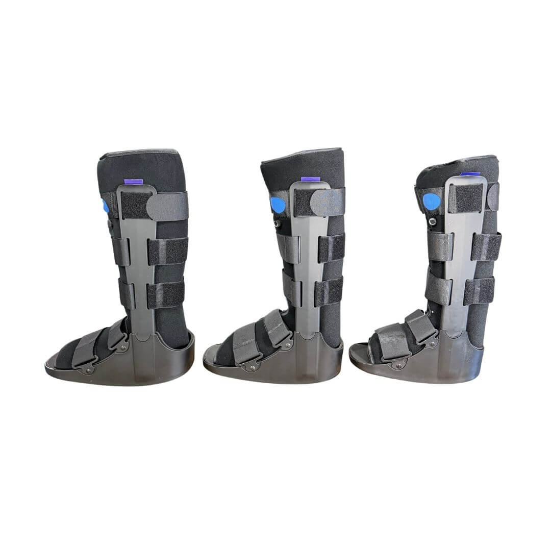 Bota Walker neumática, corta o larga para recuperación de lesiones — vista 5