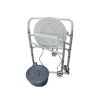 Silla sanitaria con ruedas — vista 2
