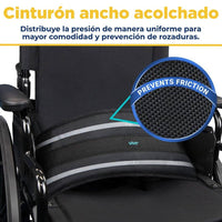Cinturón de seguridad para silla de ruedas Vive Health — vista 3