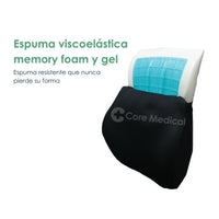 Back Fresh cojín lumbar viscoelástico con gel — vista 5