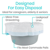 Bolsas desechables para silla sanitaria Vive Health — vista 8
