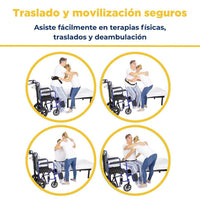Cinturón de transferencia con asas Vive Health — vista 4