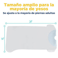 Protector impermeable para yeso de pierna Vive Health — vista 3