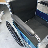 Steel Basic Chair, silla de ruedas de acero cromado — vista 5