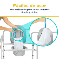 Bolsas desechables para silla sanitaria Vive Health — vista 3