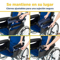 Reposabrazos acolchados reversibles para silla de ruedas Vive Health — vista 7