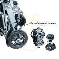 Silla eléctrica DuoCare, desmontable, plegable y doble batería — vista 5