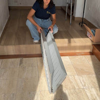 Rampa portátil de aluminio, accesibilidad y comodidad en movimiento — vista 3