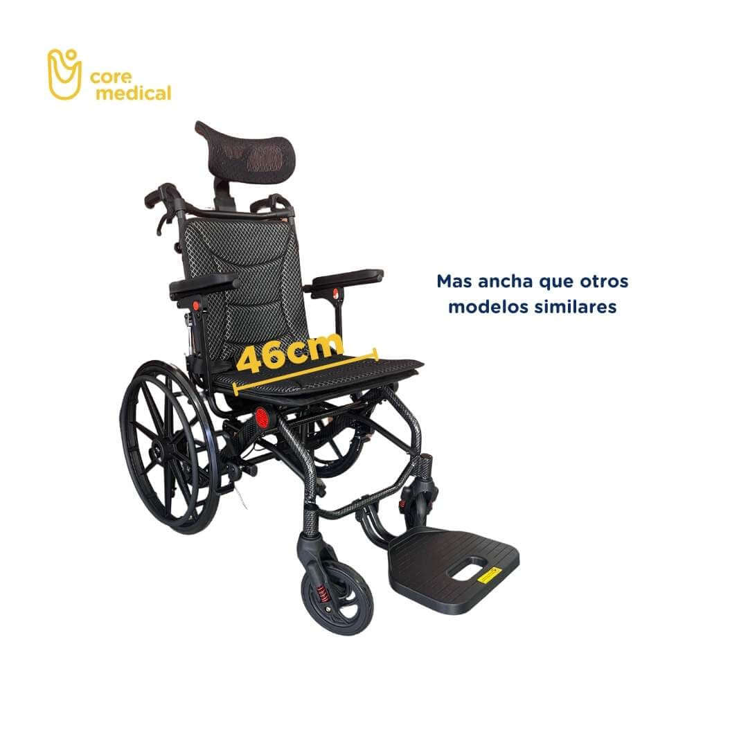 Silla De Ruedas Velmed Aluconfort Llanta Removible y Reclinable - Ultraligera