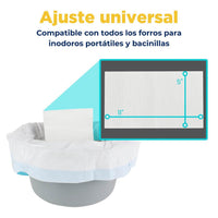 Pads absorbentes para inodoro portátil Vive Health — vista 5