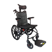 Silla de ruedas Velmed Aluconfort, llanta removible y reclinable, ultraligera — vista 7