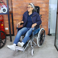 Silla de ruedas Multifunctional Chair 5 en 1 de acero cromado — vista 2