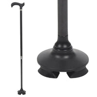 Bastón ergonómico autoestable de fibra de carbono Vive Health