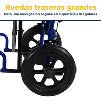 Silla de ruedas de transporte plegable Vive Health — vista 6