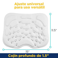 Cojín antideslizante para silla de ducha Vive Health — vista 3