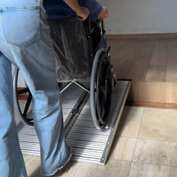 Rampa portátil de aluminio, accesibilidad y comodidad en movimiento — vista 2