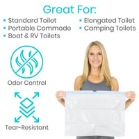 Bolsas desechables para silla sanitaria Vive Health — vista 7