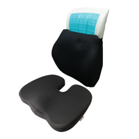 Pack cojines asiento: cojín de asiento, cojín de respaldar lumbar — vista 3