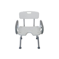 Silla de ducha brazos abatibles — vista 2