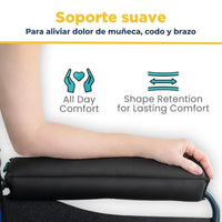 Reposabrazos acolchados reversibles para silla de ruedas Vive Health — vista 2