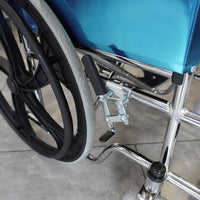 Steel Basic Chair, silla de ruedas de acero cromado — vista 4