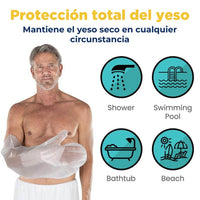 Protector impermeable para yeso de brazo Vive Health — vista 6