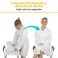 Cojín antideslizante para silla de ducha Vive Health — vista 2