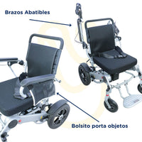 Silla eléctrica DuoCare, desmontable, plegable y doble batería — vista 8