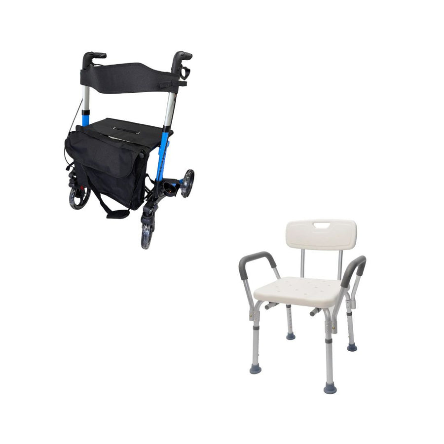 Pack andador AquaMove, silla de ducha estándar
