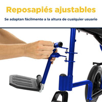 Silla de ruedas de transporte plegable Vive Health — vista 5