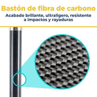 Bastón ergonómico autoestable de fibra de carbono Vive Health — vista 3