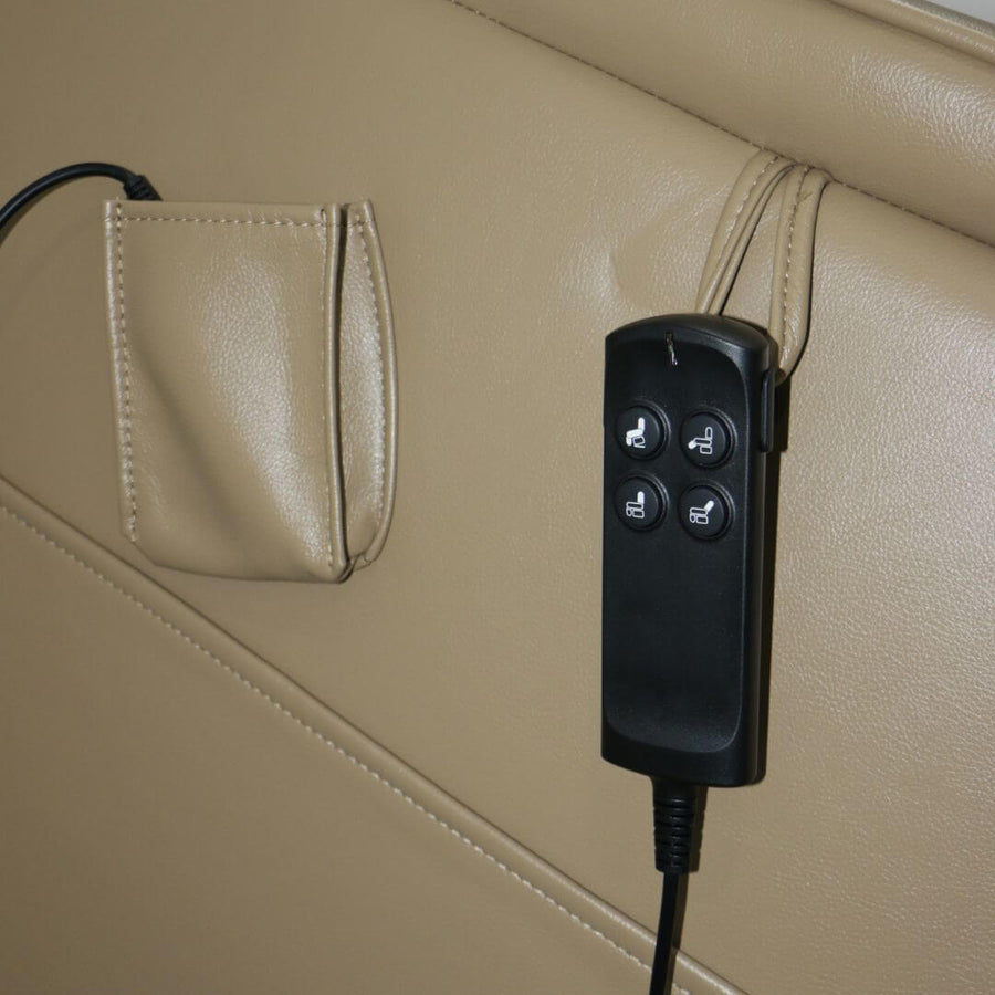 Bolsillo lateral y control de posiciones del sillón 9188