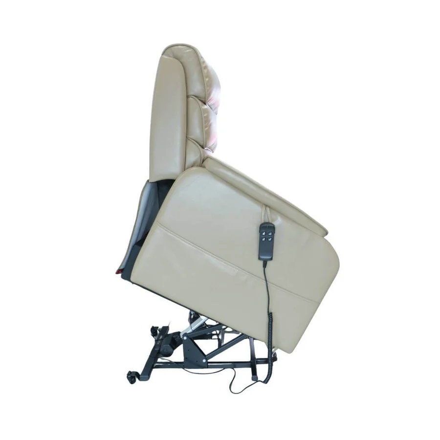 Sillón 9188 en posición de elevación asistida, vista lateral